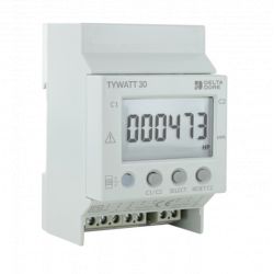 Compteur d'energie monophasé 230V Delta Dore Tywatt 30- 90A - Double tarif(heures creuses / pleines)