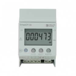 Compteur d'energie monophasé 230V Delta Dore Tywatt 30- 90A - Double tarif(heures creuses / pleines)