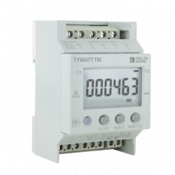 Sous compteur triphasé 60A Delta Dore Tywatt Tri - Double tarif (heures creuses / pleine)
