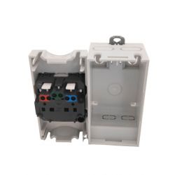 004280 Legrand - Prise modulaire 10A à 16A 250V - 2P+T à éclips - 2,5 modules - Prise fixation rail DIN