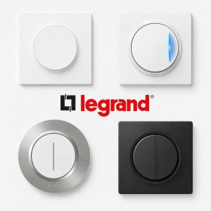 Interrupteurs et prises Legrand : Dooxie, Céliane, Mosaic