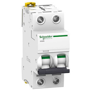 Disjoncteur modulaire bipolaire Schneider, Legrand, Hager, IMO