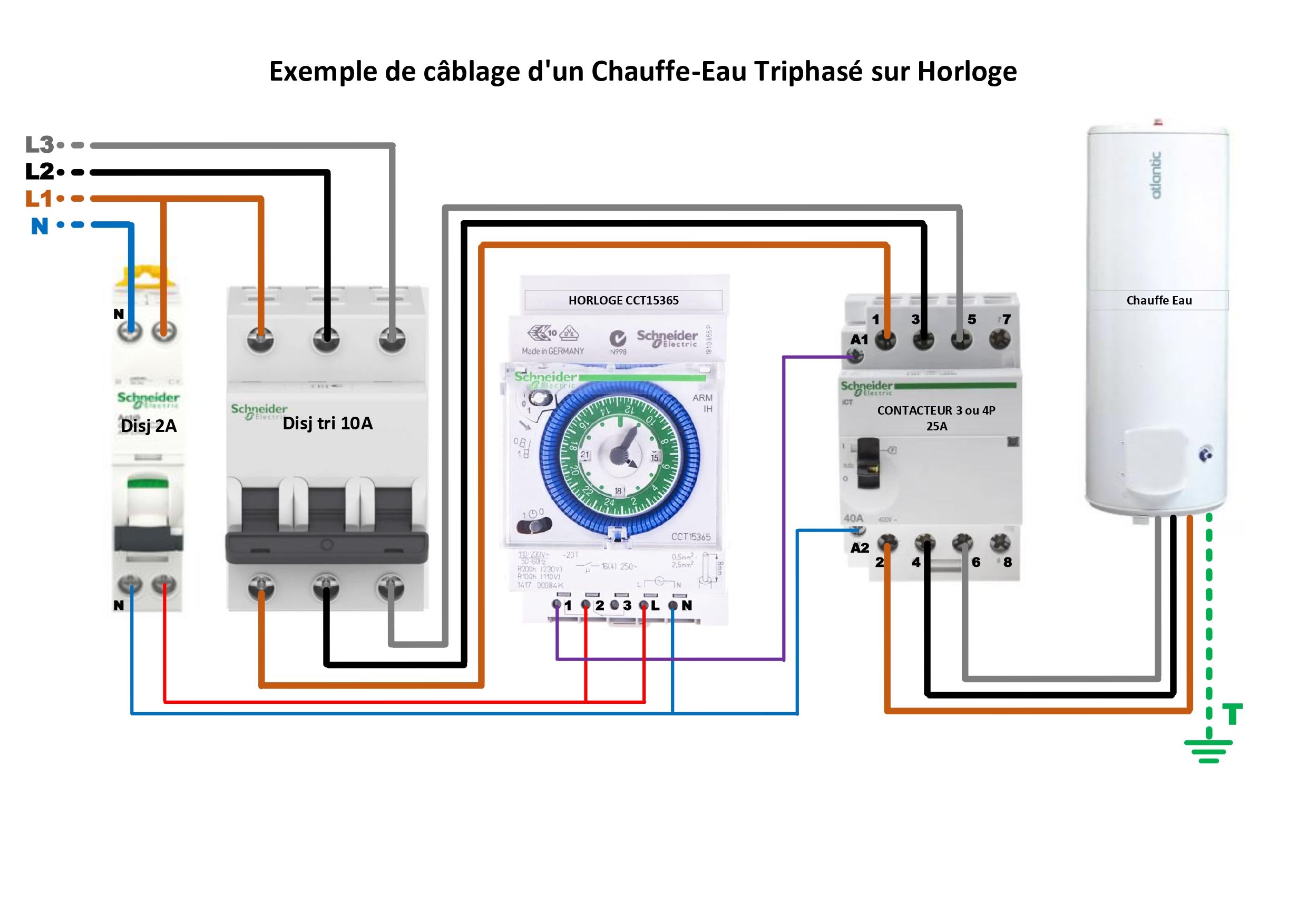 schema-cablage-chauffe-eau-triphase-horloge-modulaire-cct15365