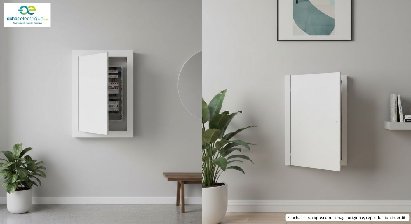 cacher tableau électrique mur