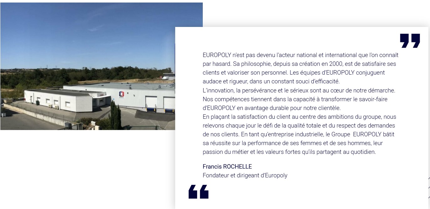 Histoire coffret polyester EUROPOLY