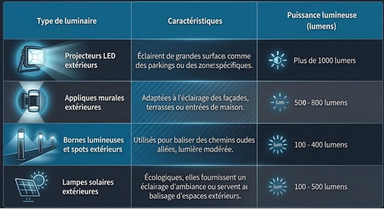 luminaire type