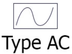 symbole type AC
